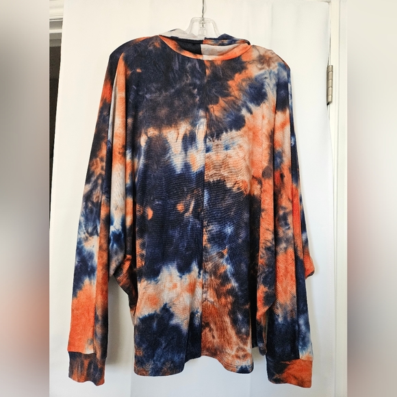 Allum‎ cowl neck tie dye light weight sweatshirt size xl - Picture 5 of 6